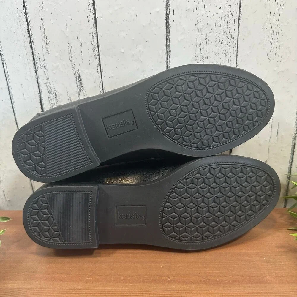 Kensie Women's Gitty Black Penny Loafers Size 9